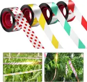4 Rolls Bird Scare Tapes- 656 Ft Bird Reflective Scare Tape Ribbon- Double Sided