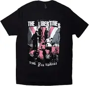 [Rock Off officially Licensed Products] The Libertines Time for Heroes Flag T Shirt
