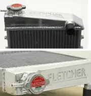 FLETCHER ALLOY RADIATOR CLASSIC MINI 1959-92 AUSTIN MORRIS COOPER ROVER CARB