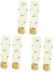 Amosfun 3 Pairs Boys Newborn Socks Cotton Bond Socks Non Slip Boys and Girls Soft Stretchy Unisex Comfortable Infant Footwear