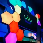 11 Pack Hexagon Quantum Light Voice Control Wifi Smart Lamp Kit DIY Gaming Gift