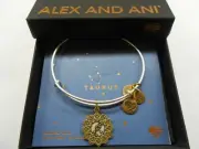 Alex and Ani Taurus Two Tone Bangle Bracelet NWTBC