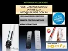Roller blind 35mm tubular motor from $155 CBUS home automation 4 wire