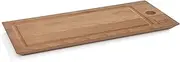 Stanley Rogers Thermo-Beech Rectangular Serving Board, Beech Serving Plate, Wooden Chopping Board, Platter for Snacks and Cheese, Multi-Purpose Cutting Board (Colour: Brown)