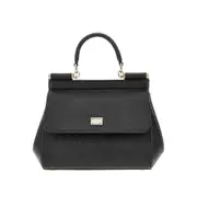 [DOLCE & GABBANA] DOLCE & GABBANA Dauphine leather medium 'Sicily' bag Woman One Size One Size Black