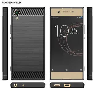 sony手機殼 防滑防摔索尼XA1 手機殼 Sony Xperia xa1plus 手機套 Sony xa1 ultra 商務 拉絲 防摔 軟殼