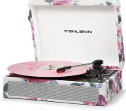 Vintage 3-Speed Record Player with Built-in Speakers