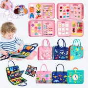 Montessori Busy Board Toddler Baby Educational Learning Training Sensory Toy NEW