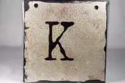 Words To Live By Sherri Ohler 6" Alphabet Tiles Letter 'K' #101790 Demdaco NEW