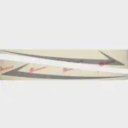 Larson Boat Side Decal 8634-1610-05 | 49 1/2 Inch Black (Set of 2)