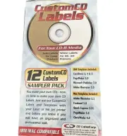 12 Custom CD Labels Gold & White Custom Create Your Own