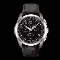 在飛比找Yahoo!奇摩拍賣優惠-Tissot 天梭庫圖系列皮帶石英男腕錶 T03543916