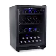 Husky Riserva 154L Dual Zone Wine Fridge in Matt Black (HUSWS54DMBZY)