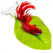 Floating Bed Leaf Hammock Fighting Fish Aqarium Decoration