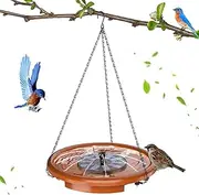 Solar Hanging Bird Bath Fountain Pump with Multi-Functional, Feeder and Drinking for Bird Bath, Hanging Solar Powered Water Fountain Pump for Garden, Pond, Bird Bath, Pool