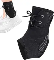 Ankle Brace - Compression Socks Ankle Wrap With Two-Way Fixed Support - Sports Apparel & Equipment, Basketball Accessories For Basketball, Football, Running, Fitness
