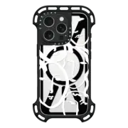 iPhone 16 Pro Ultra Bounce Case MagSafe Compatible Liney Ladies White I