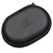 10X KZ Oval Case Protective Bag for Earphone Storage Portable - Black