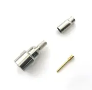 10 Pack FME Male Plug Crimp RF Coaxial Coax Connector RG-174, LMR-100 Cable