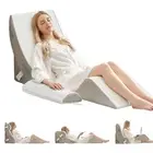 4-PCS Orthopedic Bed Wedge Pillow Set for Post-Surgery Recovery & Pain Relief...