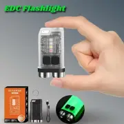 Mini Torch Pocket LED Flashlight Magnetic Work Light Rechargeable Lamp Boruit V3