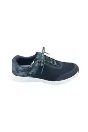 TRAQ by Alegria Lace-Up Active Sneaker Jaunt Digi Blue