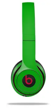Skin Wrap for Beats Solo Wireless 2 3 4 Solids Green SKIN ONLY