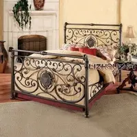 在飛比找Yahoo!奇摩拍賣優惠-INPHIC-床架 簡易款雙人床 單人床 鐵藝床 歐式鐵床