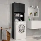 Washing Machine Cabinet Storage Shelf Rack Wooden Laundry Bathroom Organiser