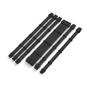 Cruxtec PPS6-BK Sleeved Extension Cable Kit Core 18AWG w/ Buckle Set Black