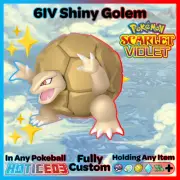 ✨ Shiny Golem 6IV ✨ Pokemon Scarlet & Violet Fast Trade