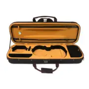 New Violin Case 4/4 Full Size Violin Box Wooden Oblong Cases for Violin Straps