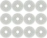12 Pack Mopping Pads,Compatible for Dreame， L10S/L10/L20/L30/X30/，Compatible for Ecovacs ，Compatible for Deebot,Omni X2 / T20 / T10 / X1