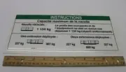 82213FR / 82213FRGT OEM Genie DECAL NOTICE MX CP GS84 1&2 DK
