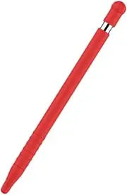 Gatuida Case for Pencil Scratch-Resistant Pen Sleeve Pencil Cable Adapter Dirt-Resistant Pen Cover Pencil Holder Sleeve Silicone Sleeve for Pencil Pen Cap Covers Red Generation
