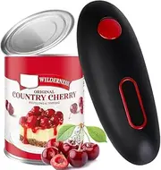 JIGCEN Electric Can Opener, One-Touch, Auto Shut, Ideal for Seniors & Chefs, Compact, Versatile, Safe