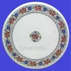 Round Marble Breakfast Table Top Nature Art Inlay Work Coffee Table for Hotel
