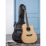 【吉他人音樂工作室】台灣製原創品牌 GUITARMAN D-11A 41吋D桶 手工雲衫合板 木吉他