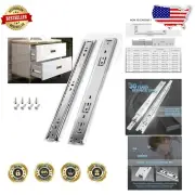 Durable 5 Pair Full Extension Drawer Slides - Smooth Ball Bearing Performance