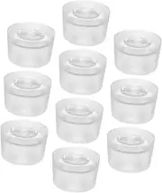 10Pcs Transparent Non Slip Silicone Feet Pads for Furniture Durable Floor Protectors for Cutting Boards Tables Chairs Sofas Slip Design for Hardwood Floors