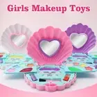Girls Make-up Set Kids Cosmetic Beauty Makeup Case Kit Box Toy Gifts S7V9
