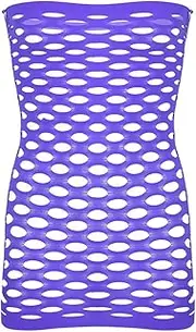 [TiaoBug] Men's Sexy Hollow Out Fishnet Skinny Tights Top Stretchy Pantyhose Stocking Lingerie Dress