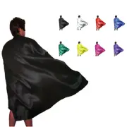 ADULT CAPE Costume Cloak Halloween Fancy Dress Coat Jacket Superhero Book Week