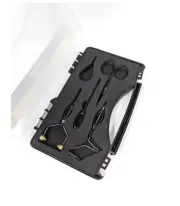 LOON OUTDOORS CORE FLY TYING TOOL KIT IN MATTE BLACK - FLY TYING KIT & CASE