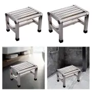 Shoe Changing Stool Metal Step Stool for Living Room Bedroom Elderly Senior