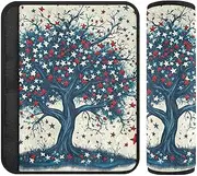 Star Tree 4th of July Independence Day 2 Pack Seatbelt Shoulder Strap Cushion, Release Stress to Your Neck and Shoulders, car seat Accessories for Most Cars Auto Truck