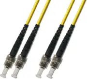 1M 3.28ft OS2 ST-ST Fiber Optic Cable Duplex Singlemode 9/125 1M Cord