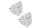2PK Moki Travel Adaptor Inbound Universal World to AU NZ Travel Adapter Socket