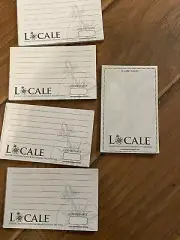 Locale Board Game Score Pad, 4 Coordinate Pads Replacement Parts
