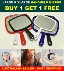 Hand Held Mirror Barber Salon Handheld Mirror X-Large Women Makeup Cosmetic XXL